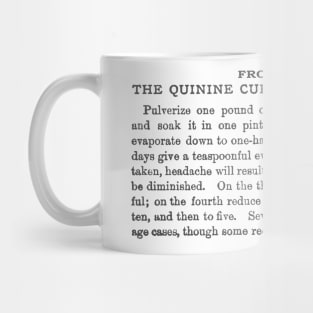 1890 Cure for Drunkkeness Front Mug